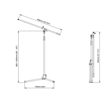 TAMA MS205VBK(Vice-Gripロングブーム)(タマ・マイクスタンド) 画像2