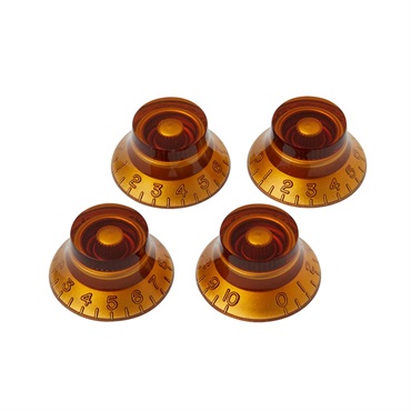Gibson 【夏先取り大特価セール】Top Hat Knobs 4 pack (Amber) [PRHK-030] 画像1
