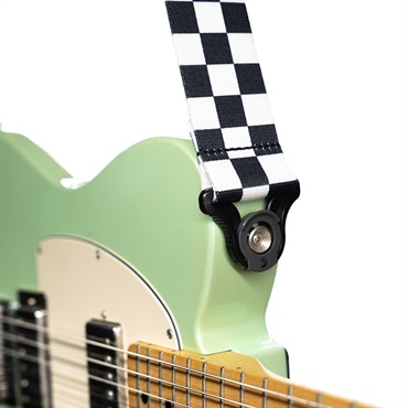 D’Addario 【夏先取り大特価セール】Auto Lock Guitar Strap［50BAL13/Skater Checkerboard BK/WH］ 画像1