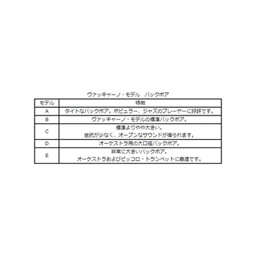 Stork ストーク / ヴァッキャーノ シリーズ 1.5B トランペット用マウスピース 画像2