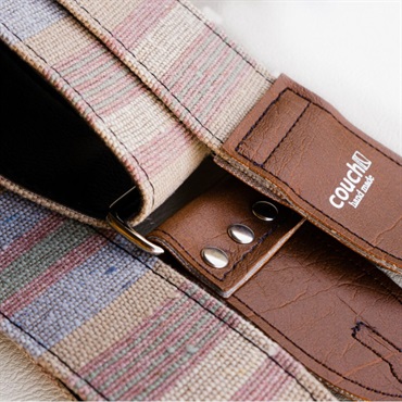 Couch Guitar Strap Sand and Turquoise Baja Mexican Blanket 画像1