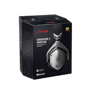V-MODA Crossfade3 Wireless (XFBT3-GNBK)(ガンメタル・ブラック) 【DJヘッドホン】 画像2