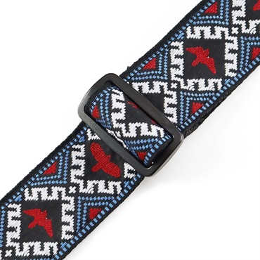 P.R.S. Jacquard Hootenanny Style Strap (Red White & Blue Birds) 画像1