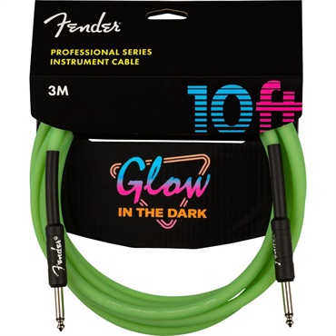 Fender USA PROFESSIONAL SERIES GLOW IN THE DARK CABLE 10feet (GREEN)(#0990810119) 画像4