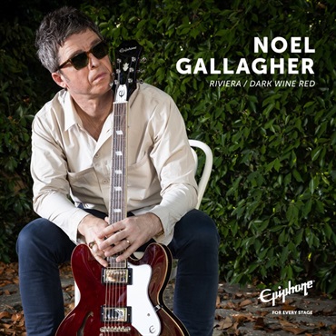 Epiphone Noel Gallagher Riviera (Dark Wine Red) 画像8
