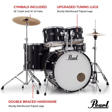 Pearl ROADSHOW Compact Drum Kit ～Overseas Edition - Bronze Metallic [RS505C/C #707] 画像6