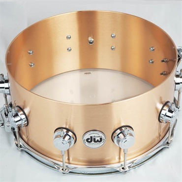 dw DW-BZB 1465SD/BRONZE/C [Collector's Metal Snare / 3mm Brushed Bronze 14 × 6.5] 画像10