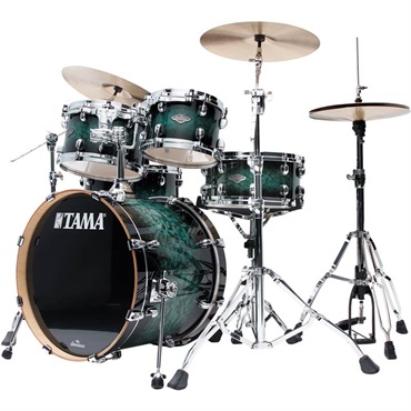 TAMA Starclassic Performer 20 inch Bass Drum Kit - Molten Steel Blue Burst [MBS40RS-MSL] 【限定品】 画像2