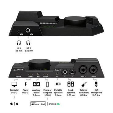 LEWITT CONNECT 6 (ルーイット)(オーディオインターフェイス)(レコーディング)(ストリーミング)(ポッドキャスト)(自動セットアップ)(ループバック)(スマホ対応) 画像2