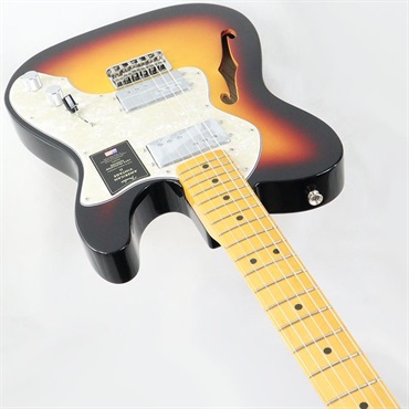 Fender USA American Vintage II 1972 Telecaster Thinline (3-Color Sunburst/Maple) 【The Spring Summer 2026 Campaign】 画像4