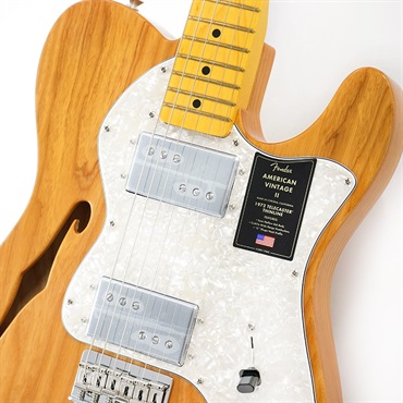 Fender USA American Vintage II 1972 Telecaster Thinline (Aged Natural/Maple) 【The Spring Summer 2026 Campaign】 画像3