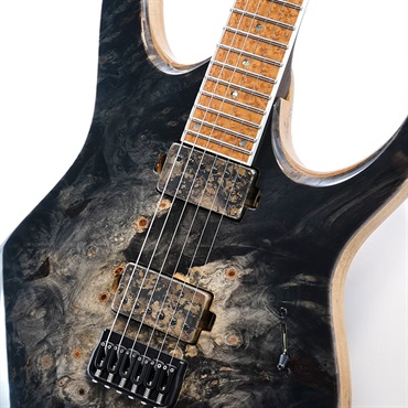 MAYONES 40th Anniversary Buckeye Burl Series Duvell Elite 6 (Trans Natural Fade Black Burst Out/Gloss) [Mayones 40th Anniversary Model] 画像3