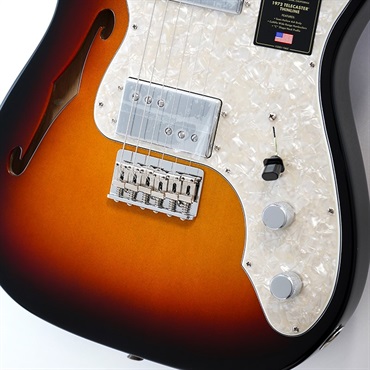 Fender USA American Vintage II 1972 Telecaster Thinline (3-Color Sunburst/Maple) 【The Spring Summer 2026 Campaign】 画像4