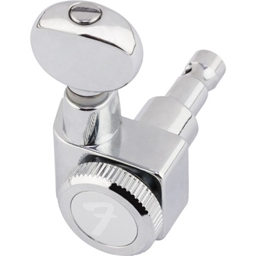 Fender USA FENDER(R) STAGGERED LOCKING TUNERS WITH VINTAGE-STYLE BUTTONS POLISHED CHROME (6)(#0990818500) 画像1