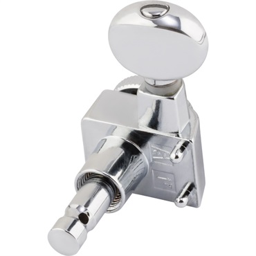 Fender USA FENDER(R) STAGGERED LOCKING TUNERS WITH VINTAGE-STYLE BUTTONS POLISHED CHROME (6)(#0990818500) 画像2