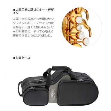 Antigua 【お取り寄せ品】テナーサックス アンティグア PRO ONE プロワン TS6200 【調整&セットアップ後出荷】【5年間キーバランス調整無料】 画像7