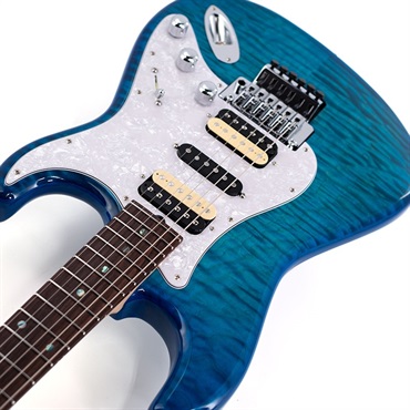 T’s Guitars ST-22R Custom 5A Grade Quilt Top (Caribbean Blue)【SN/032506】【IKEBE Order Model】 画像7