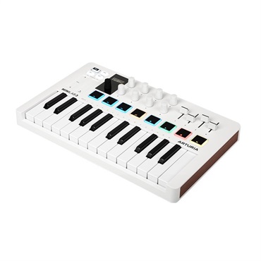 Arturia MINILAB 3 WH 【NKS対応製品・Komplete 15 Select無償提供】(25鍵・USB・MIDIキーボード)(アートリア)(MINILAB3) 画像2