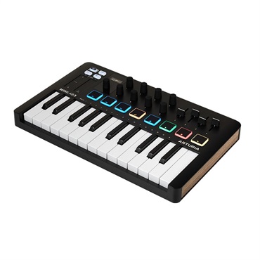 Arturia MINILAB 3 BK 【NKS対応製品・Komplete 15 Select無償提供】(25鍵・USB・MIDIキーボード)(アートリア) 画像1