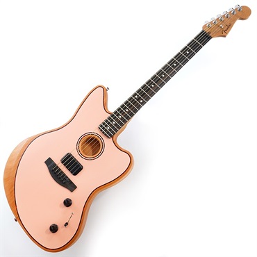 Fender Acoustics FSR American Acoustasonic Jazzmaster (Shell Pink/Ebony Fingerboard) 画像1