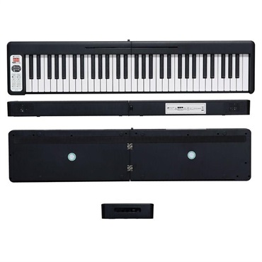 Kikutani KDP-61P BLK(ブラック) 折りたたみ電子ピアノ 電子キーボード KDP-61P WHT(ホワイト) 画像1