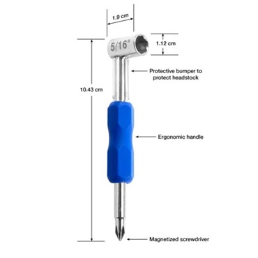 MUSIC NOMAD MN611 [Truss Rod Neck Relief Measure & Adjust Kit for Gibson & PRS(USA) Guitars] 画像1