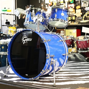 GRETSCH USA Custom 4pc Drum Kit - Cobalt Blue Lacquer [BD22，TT10、TT12、FT16] 【ドラステスペシャルオーダー！】 画像3