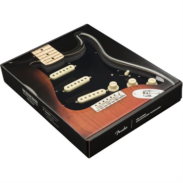 Fender USA Pre-Wired Strat Pickguard， Vintage Noiseless SSS (Black) [#0992344506] 画像2