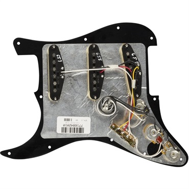 Fender USA Pre-Wired Strat Pickguard， Tex-Mex SSS (Black) [#0992343506] 画像1