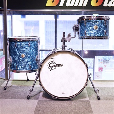 GRETSCH USA Custom 3pc Drum Kit - TURQUOISE PEARL [BD18、TT12、FT14] 【店頭入荷！】 画像1