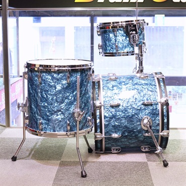 GRETSCH USA Custom 3pc Drum Kit - TURQUOISE PEARL [BD18、TT12、FT14] 【店頭入荷！】 画像2
