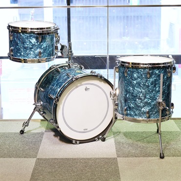 GRETSCH USA Custom 3pc Drum Kit - TURQUOISE PEARL [BD18、TT12、FT14] 【店頭入荷！】 画像3