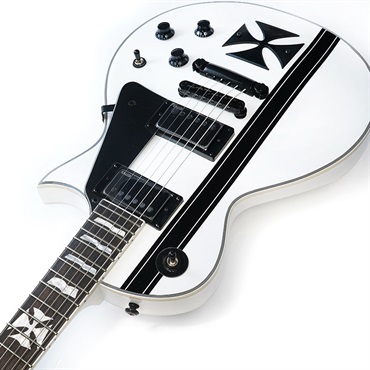 LTD IRON CROSS (Snow White w/Black Stripes) [James Hetfield Signature Model] 画像5