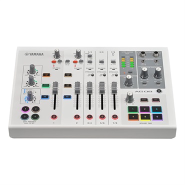 YAMAHA AG08 W(ホワイト)(ヤマハ)(USBミキサー)(配信用インターフェース) 画像3