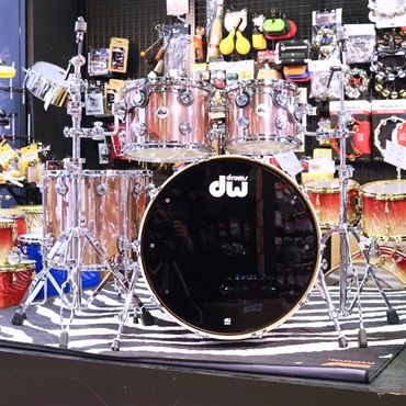dw Collector's Pure Birch 4pc Kit [BD22，FT16，TT10&12 / Rose Copper Finish Ply] 画像2