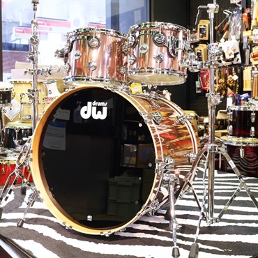 dw Collector's Pure Birch 4pc Kit [BD22，FT16，TT10&12 / Rose Copper Finish Ply] 画像3
