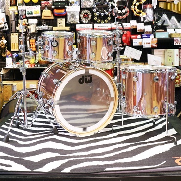 dw Collector's Pure Birch 4pc Kit [BD22，FT16，TT10&12 / Rose Copper Finish Ply] 画像4