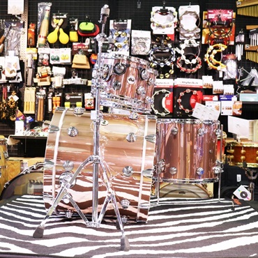 dw Collector's Pure Birch 4pc Kit [BD22，FT16，TT10&12 / Rose Copper Finish Ply] 画像5