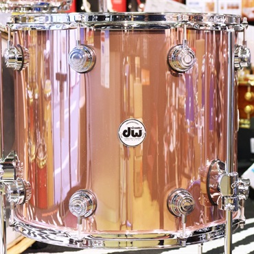 dw Collector's Pure Birch 4pc Kit [BD22，FT16，TT10&12 / Rose Copper Finish Ply] 画像8