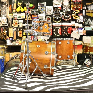 dw Collector's Maple/Mahogany 4pc Kit [BD20，FT14，TT10&12 / SatinOil：Honey] 画像3