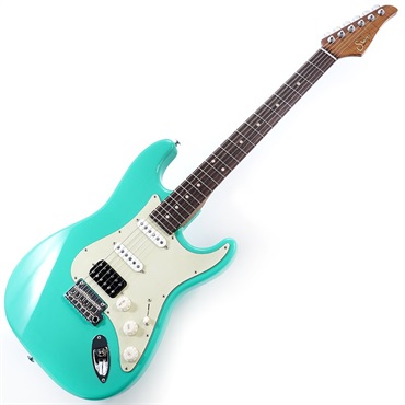 Suhr Guitars JE-Line Classic S Antique Roasted Flame Maple HSS(Seaform Green/Rosewood)【SN.72284】 画像1