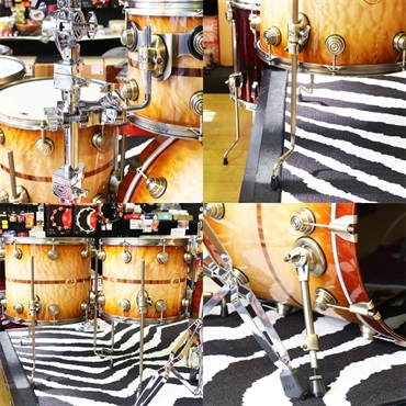 dw DW’s 50th Anniversary Limited Edition 6 Piece Drum Set [22BD，10&12TT，14&16FT，14SD] / Burnt Toast Burst Lacquer Finish 画像10