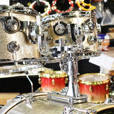 dw Collector's Pure Maple 4pc Drum Kit [BD22， FT16， TT12&10 / Nickel Sparkle Glass Finish Ply] 画像7