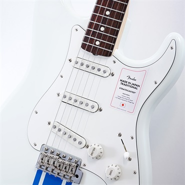 Fender Made in Japan 2023 Collection Traditional 60s Stratocaster (Olympic White with Blue Competition Stripe/Rosewood) 画像3