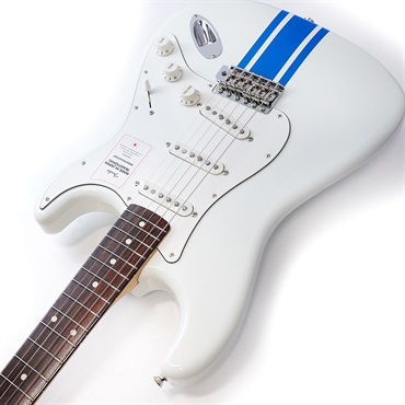 Fender Made in Japan 2023 Collection Traditional 60s Stratocaster (Olympic White with Blue Competition Stripe/Rosewood) 画像5