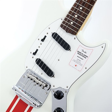 Fender Made in Japan 2023 Collection Traditional 60s Mustang (Olympic White with Red Competition Stripe/Rosewood) 画像3