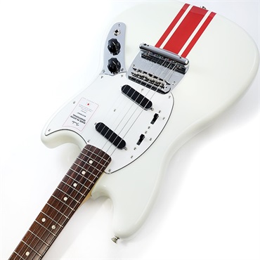 Fender Made in Japan 2023 Collection Traditional 60s Mustang (Olympic White with Red Competition Stripe/Rosewood) 画像5