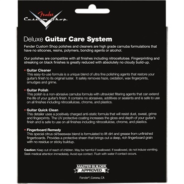 Fender USA 【夏先取り大特価セール】CUSTOM SHOP 4-STEP CLEANING KIT (4 PACK) (#0990539000) 画像2