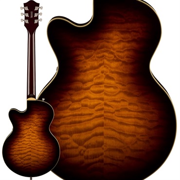 GRETSCH G5655T-QM Electromatic Center Block Jr. Single-Cut Quilted Maple with Bigsby (Sweet Tea) 画像1
