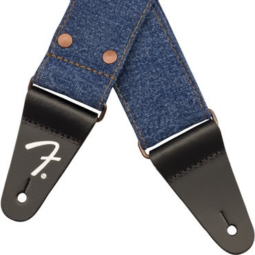 Fender USA Fender(R) x Wrangler(R) Riveted Denim Strap， Indigo[#0990638003] 画像2